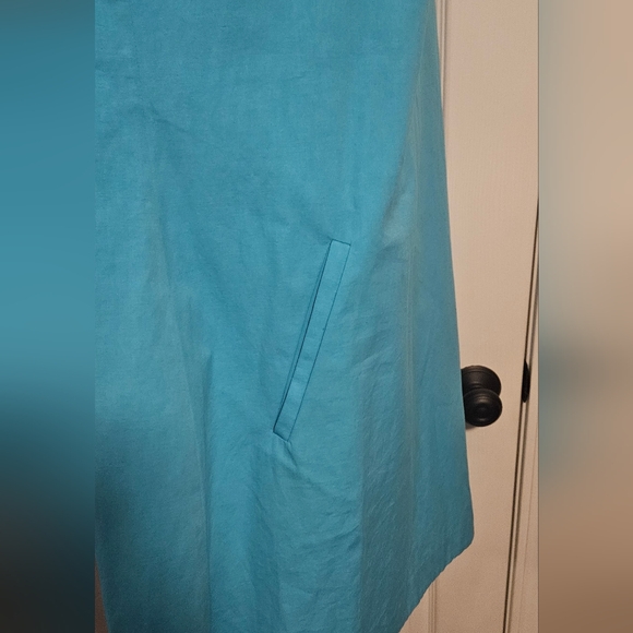 NWT Tyler Boe Linen Blend Stella Dress: Color- Seaside: Size- XL - Picture 7 of 14